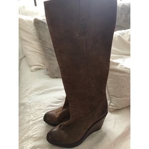 Frye OTK Wedge boots
